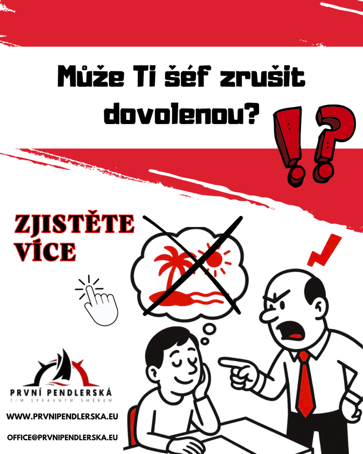 Může Ti šéf zrušit dovolenou?